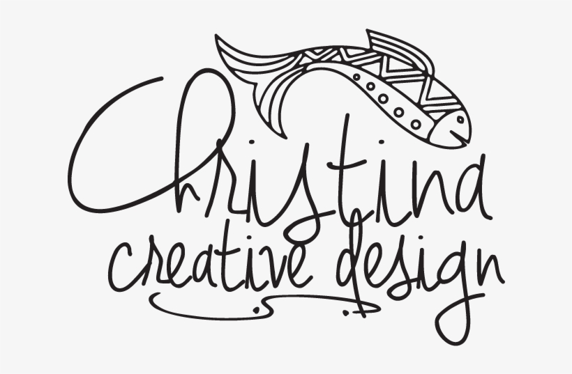 Christina Creative Design - Christina Logo Coloring, transparent png download