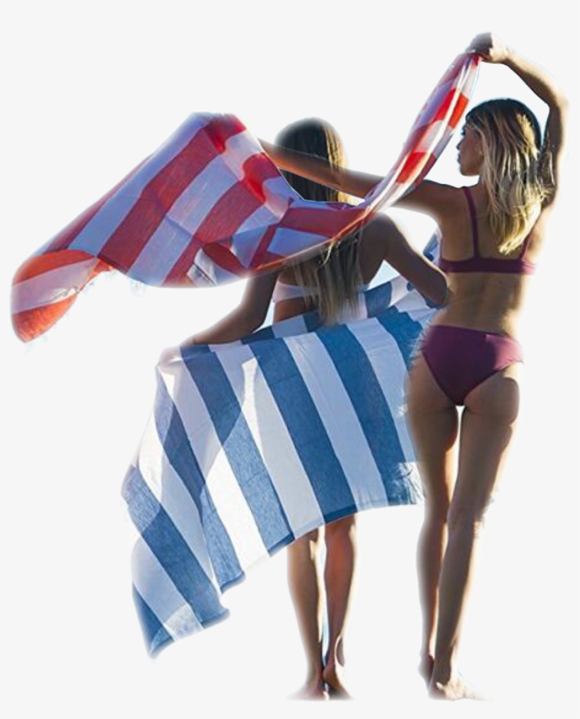 Turkish Cotton Beach Towel - Bikini, transparent png download