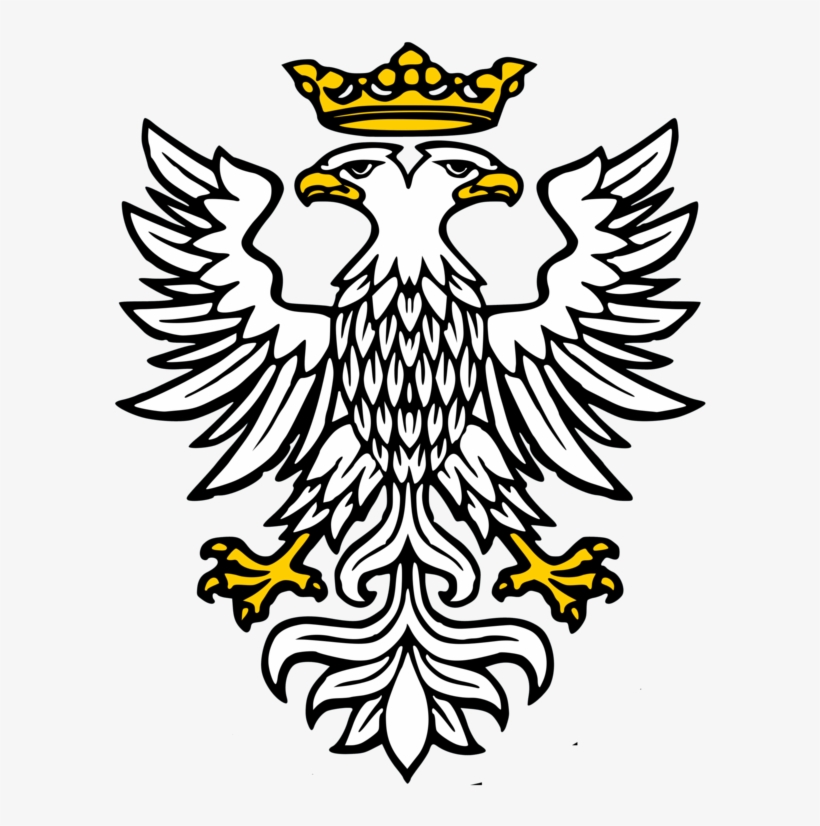 Mercian Eagle - Double Headed Heraldic Eagle, transparent png download