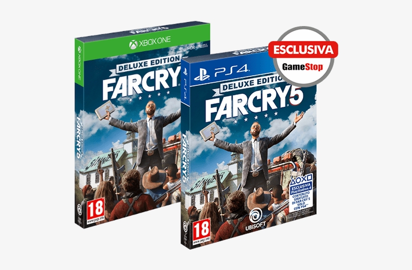 La Deluxe Edition, In Esclusiva Gamestop, Include - Far Cry 5 Deluxe Edition Ps4, transparent png download