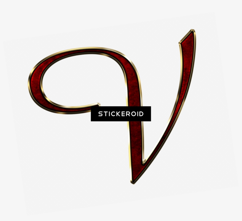 Capital Letter V Red - Weapon, transparent png download