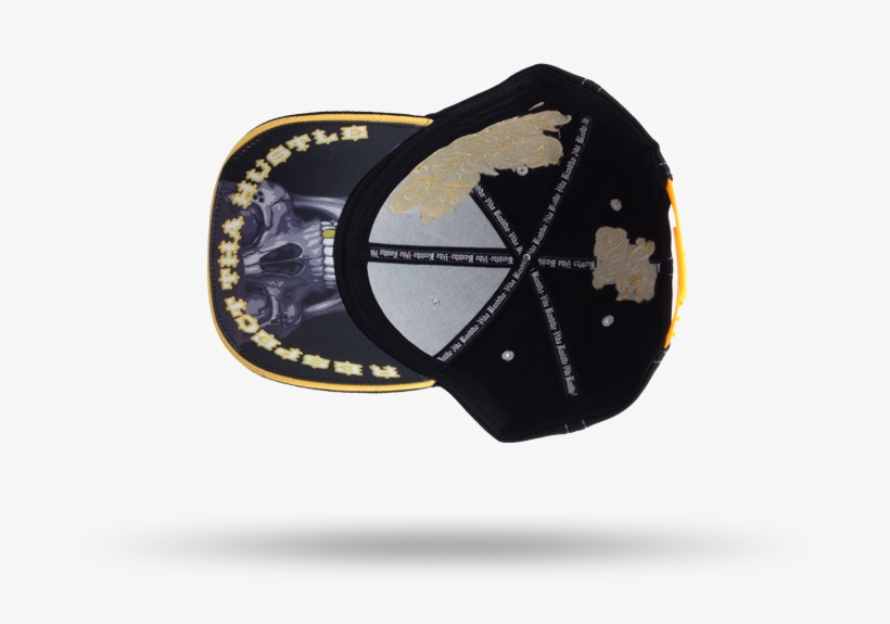 Black 6 Panel Embroidery Baseball Cap Printed Cap With - Emblem, transparent png download