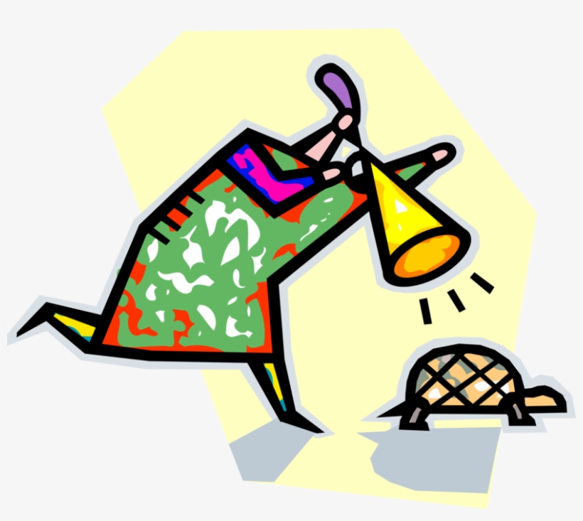 Vector Illustration Of Coach With Megaphone Or Bullhorn, transparent png download