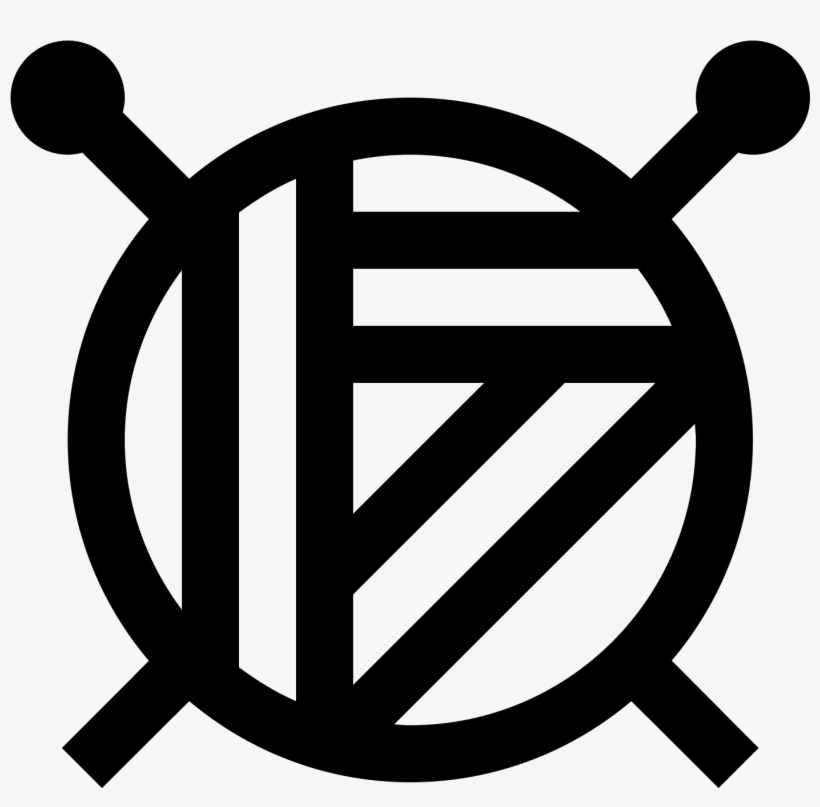 The Logo Is A Circular Ball Of Yarn, Where The - Icon, transparent png download