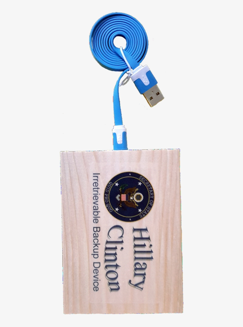 *hillary Clinton Irretrievable Backup Device - Cable, transparent png download