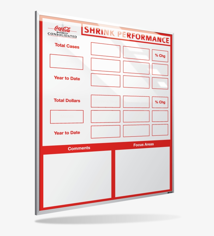Coca-cola Shrink Performance Tracking Whiteboards - Colorfulness, transparent png download