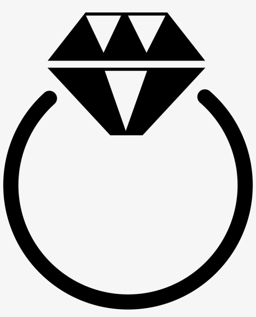 Diamond Ring Comments - Diamond Ring Icon Png, transparent png download