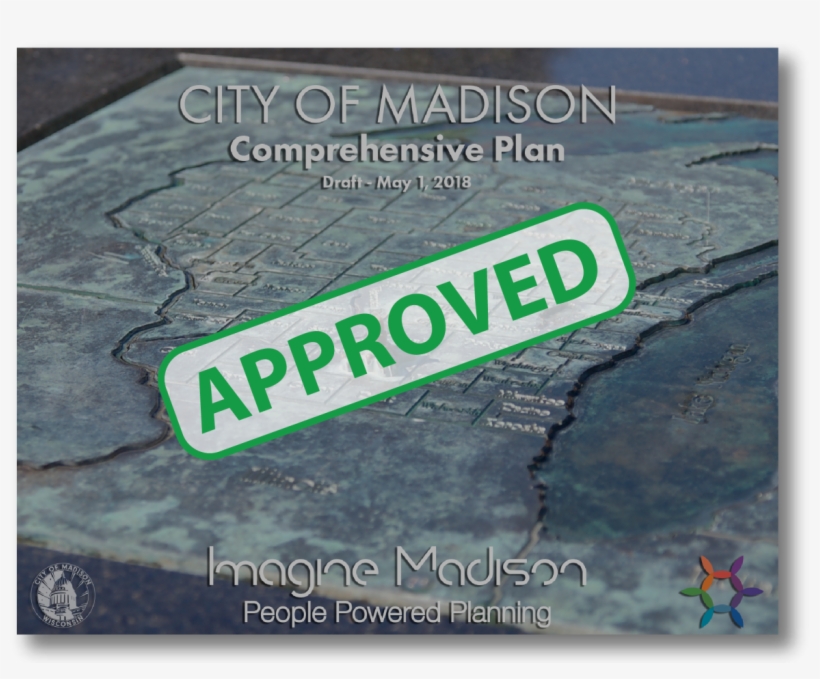 Imagine Of Comprehensive Plan Cover With And "approved" - Imagine Madison, transparent png download