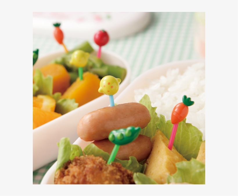 False Cute Vegetable Food Picks 10 Pieces, transparent png download