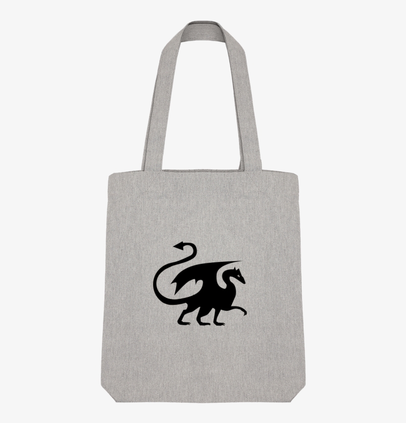 Tote Bag Stanley Stella Dragon Silhouette Par Raccoon - Bag, transparent png download
