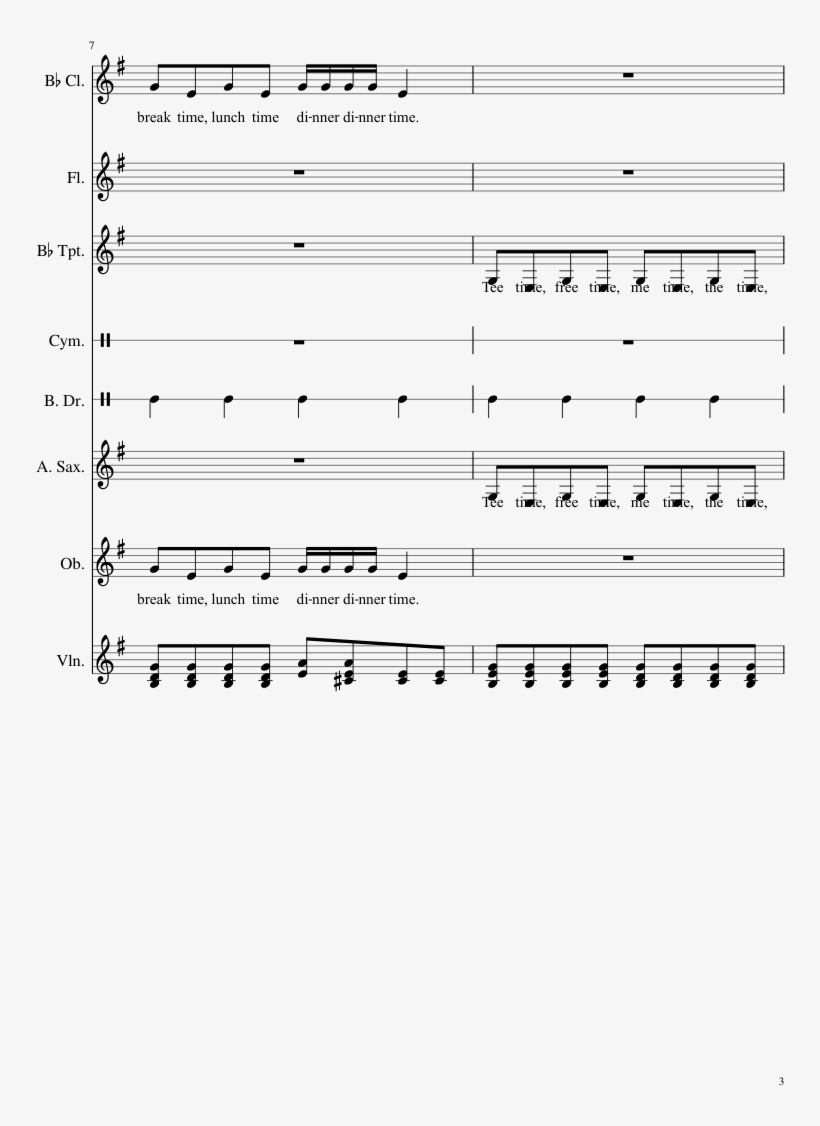 Nilla Wafer Top Hat Time Sheet Music Composed By Arranged - Nilla Wafer Top Hat Time Sheet Music, transparent png download
