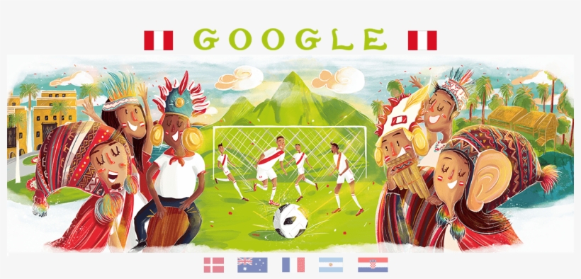 Google Doodle Wm 2018, transparent png download
