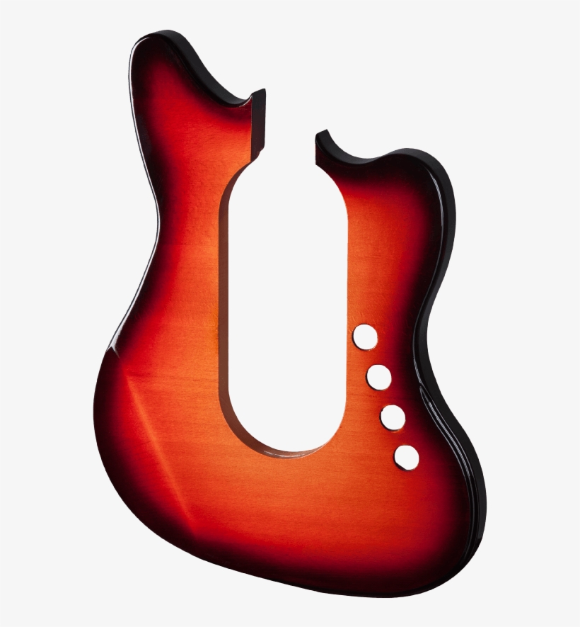 Body Pons Guitars Ku Sunburst - Guitar, transparent png download