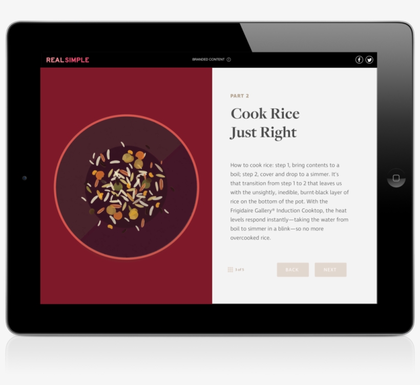 Ipad-4 - Real Simple Branded Content, transparent png download