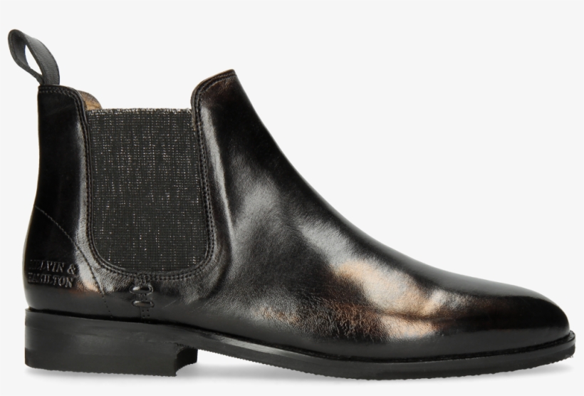 Ankle Boots Susan 10 Rio Black Elastic Glitter - Loake Men's Chatsworth Chelsea, transparent png download