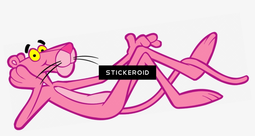 Pink Panther Resting - Pink Panther, transparent png download