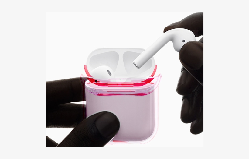 Crystal Hard Case For Airpods -free Grey Pouch, transparent png download