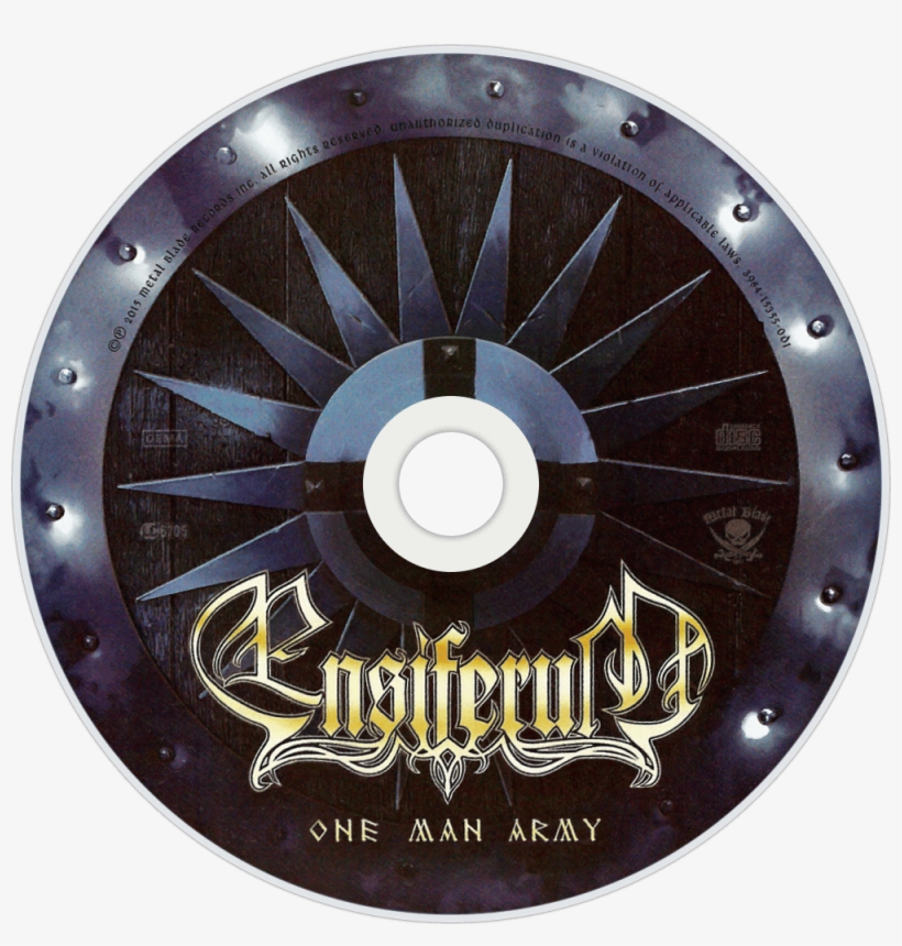 Ensiferum One Man Army Cd Disc Image - Ensiferum - One Man Army, Green Olive, transparent png download