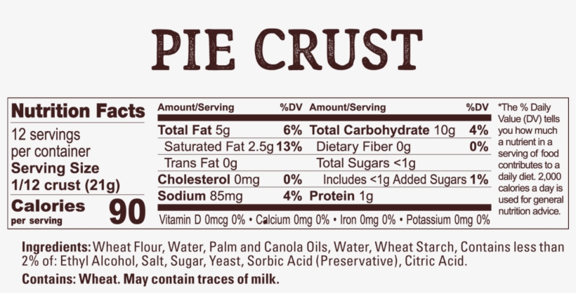 Wewalka Pie Crust Dough - Enjoy Life Brownie Mix - 14.5 Oz Box, transparent png download
