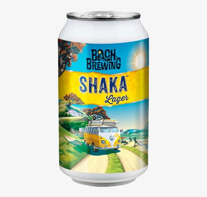 Bach Brewing Shaka Lager 330ml Can, transparent png download