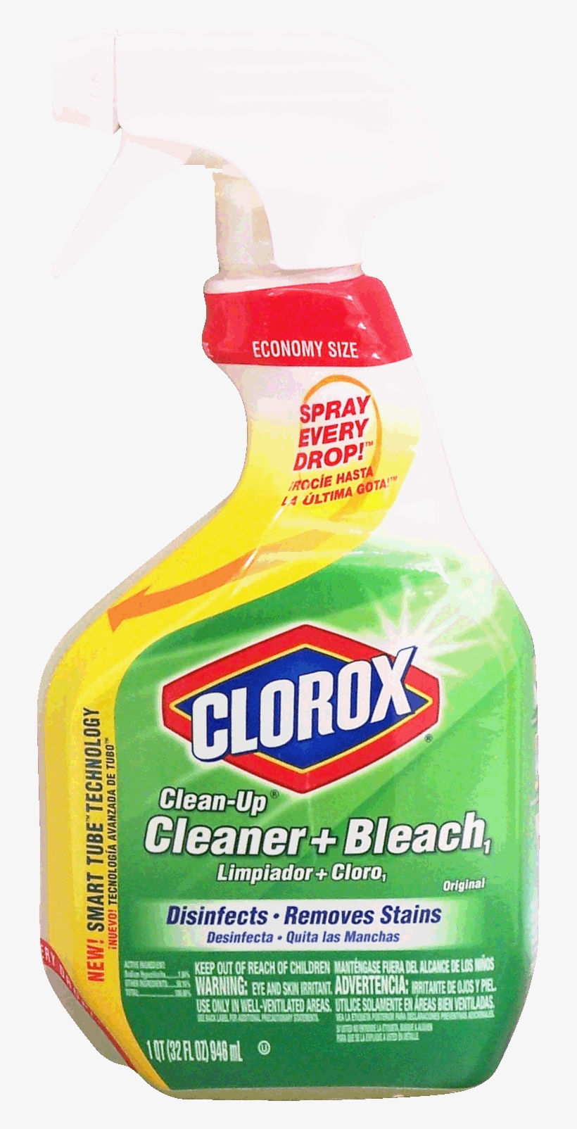 Clorox Clean Up Cleaner With Bleach Full Size Picture - Clorox Spray, transparent png download