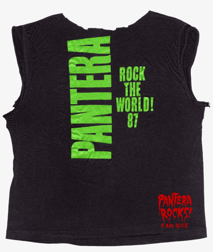 Picture - T Shirt Pantera Rock, transparent png download