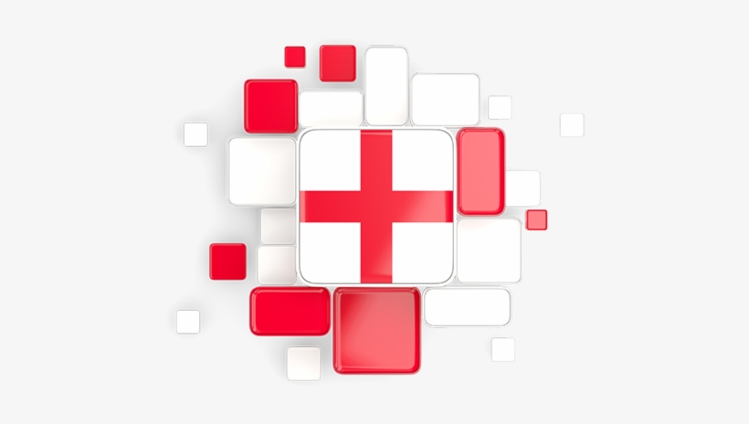 Illustration Of Flag Of England - Mosaico Bandera Chilena, transparent png download