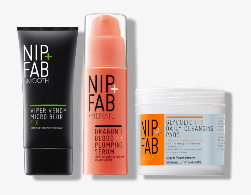 Combination Skin Kit - Nip + Fab Dragon's Blood Fix Plumping Serum 50ml, transparent png download