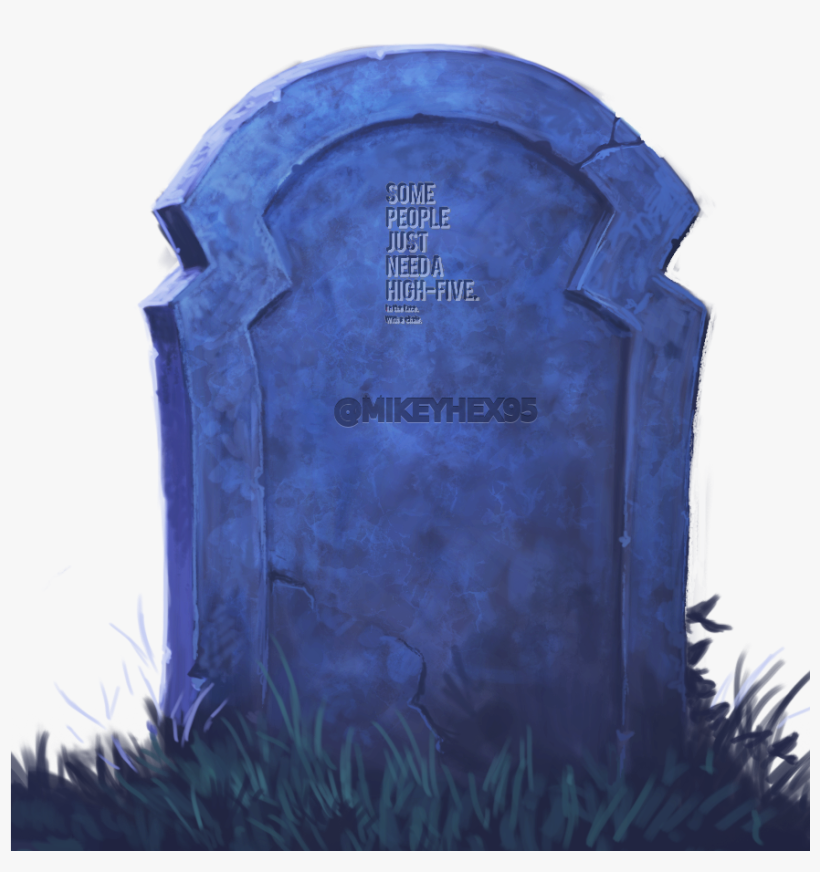 A User's Profile Image Embossed On A Gravestone - Twitter Bot, transparent png download