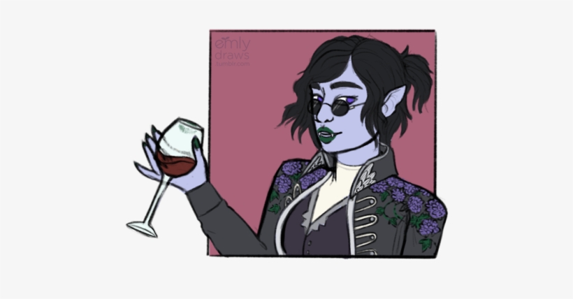 The Enthralling Clarice 🍷 @annasthetic92 's Vampire - Cartoon, transparent png download