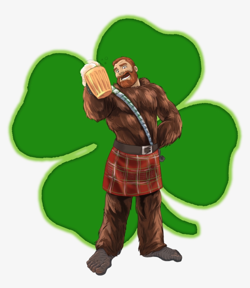 Wookiee St Patrick's Day - Irish Wookiee, transparent png download