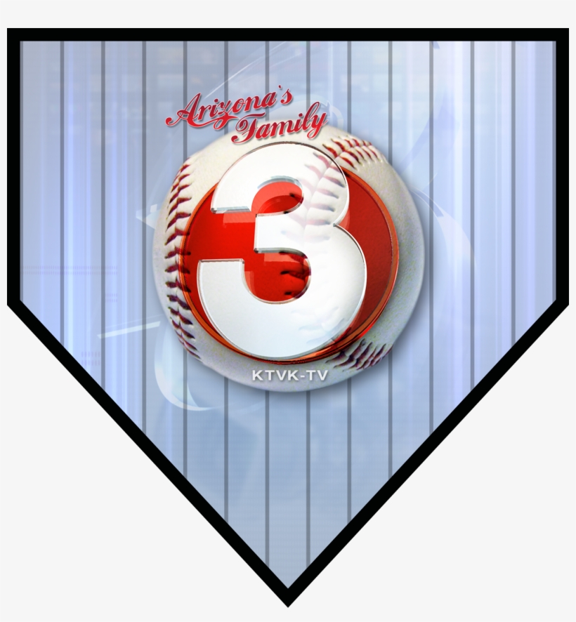 3tv & Diamondbacks Charity Home Plate Designs By Todd - Ktvk, transparent png download