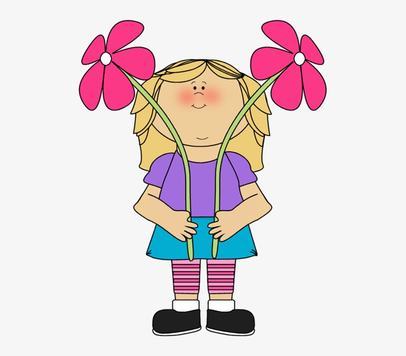 Flower Girl Clip Art - Everybody Has A Name Poem Author, transparent png download