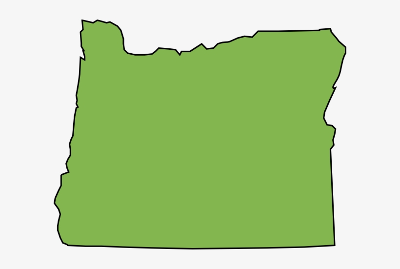 Download Oregon State Outline Map In Svg Format Hi - Oregon State ...