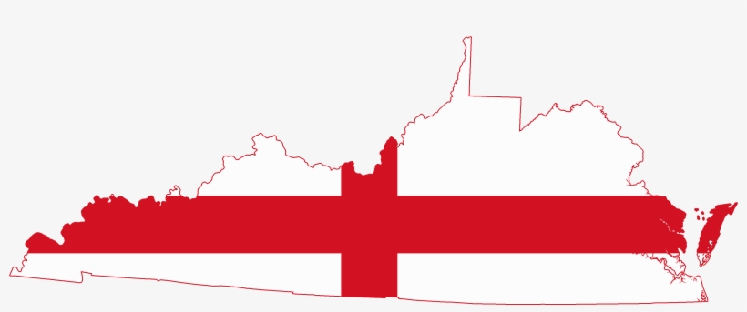 Flag Map Of The Colony Of Virginia - Colony Of Virginia Png, transparent png download