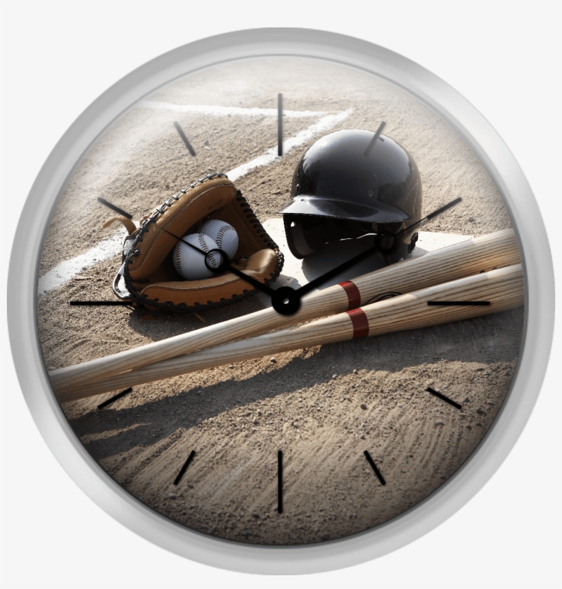 Baseball Glove Balls Bats And Baseball Helmet At Home - Facilities And Equipment In Softball, transparent png download