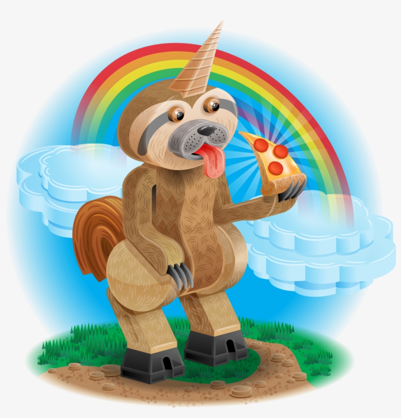 Contest Entry Timelapse Video - Slothicorn, transparent png download