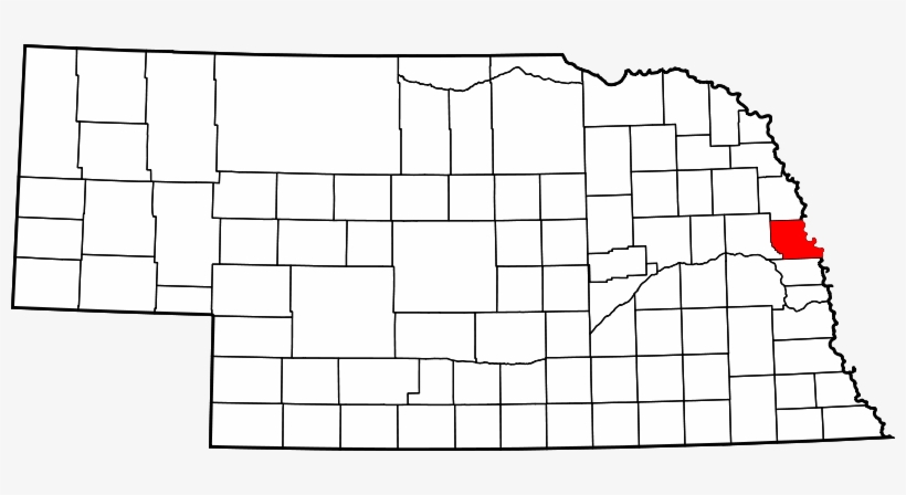 Map Of Nebraska Highlighting Washington County - Cass County Nebraska, transparent png download
