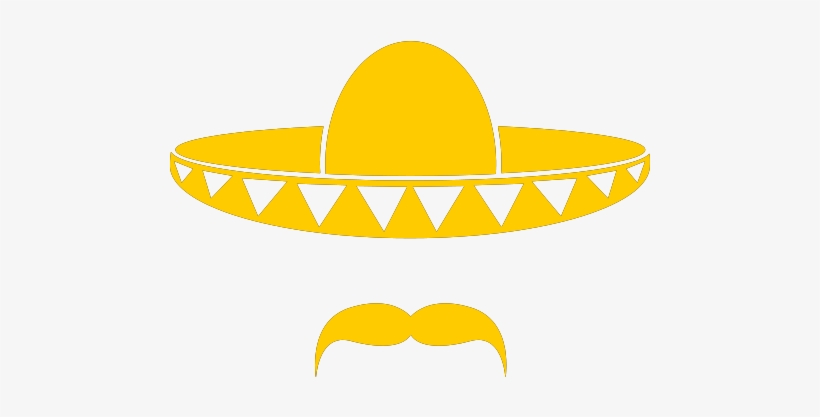 Mit Bart Aus Mexiko T Shirt Dunkelgrau - Sombrero Hat Clip Art, transparent png download