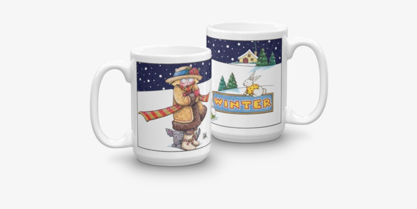 "ann Estelle Winter" Mug - Coffee Cup, transparent png download