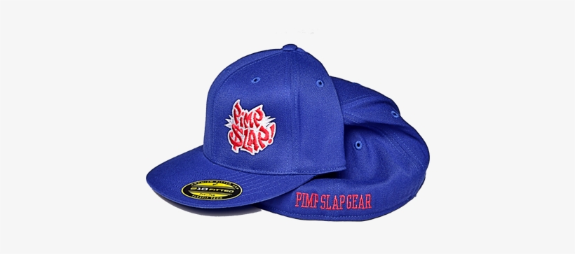 Blue Fitted Hat - Baseball Cap, transparent png download