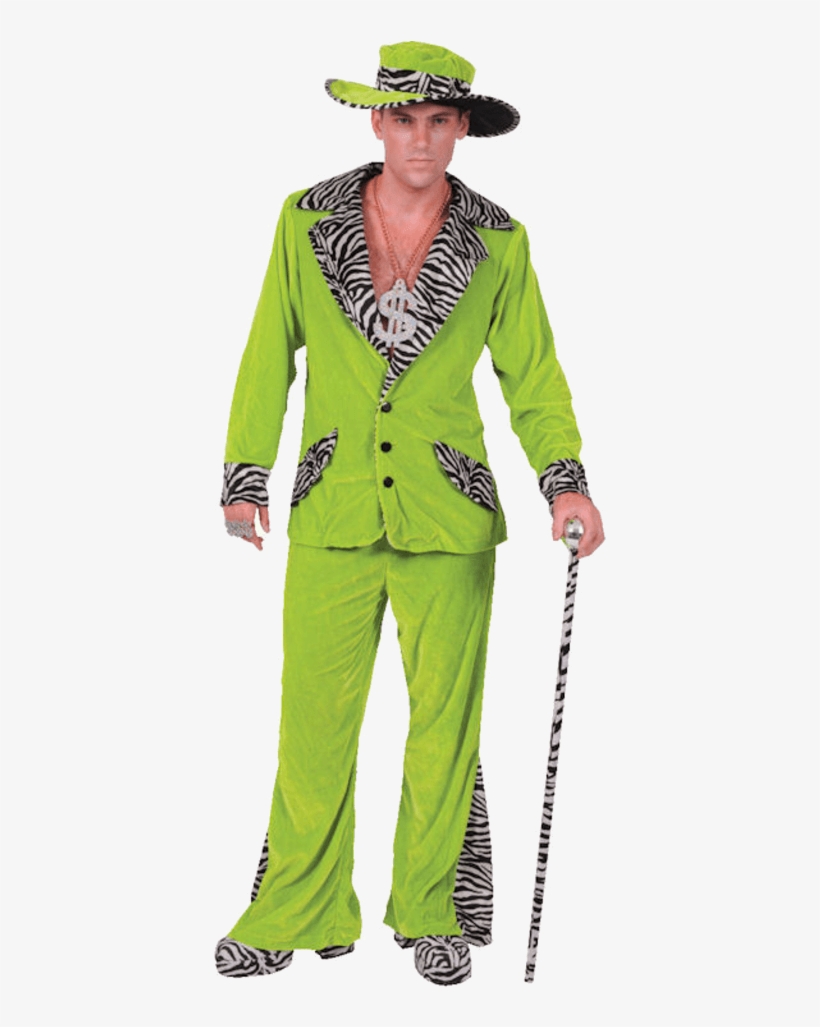 Help My Hot Gf Make Money Online - 70s Pimp Fancy Dress, transparent png download