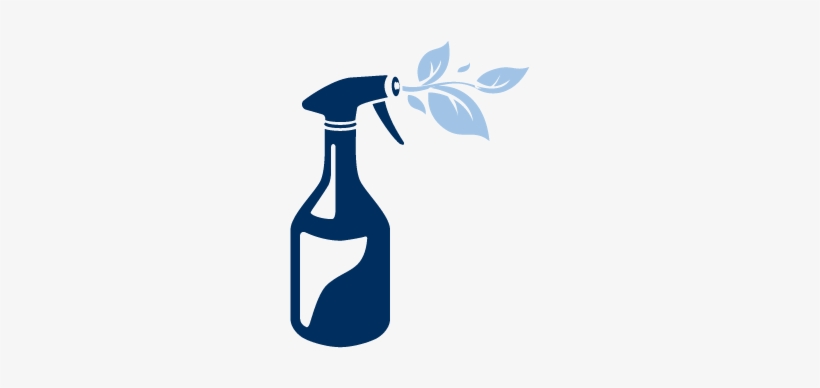 This Green Cleaning Icon Shows Leaves Sprouting From - Green Cleaning, transparent png download