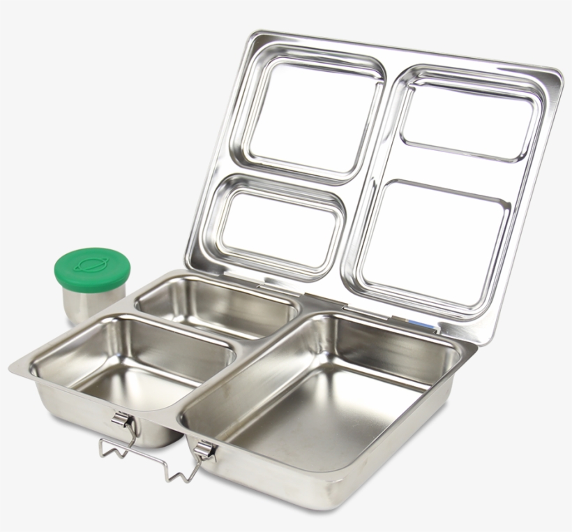 Planetbox Launch Stainless Steel Lunchbox Silicone - Stainless Steel Lunch Box, transparent png download