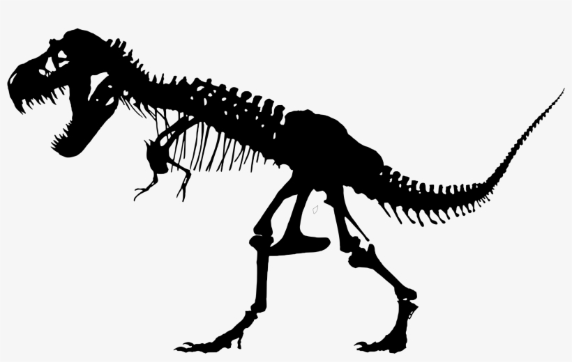 This Free Icons Png Design Of T-rex Skeleton, transparent png download