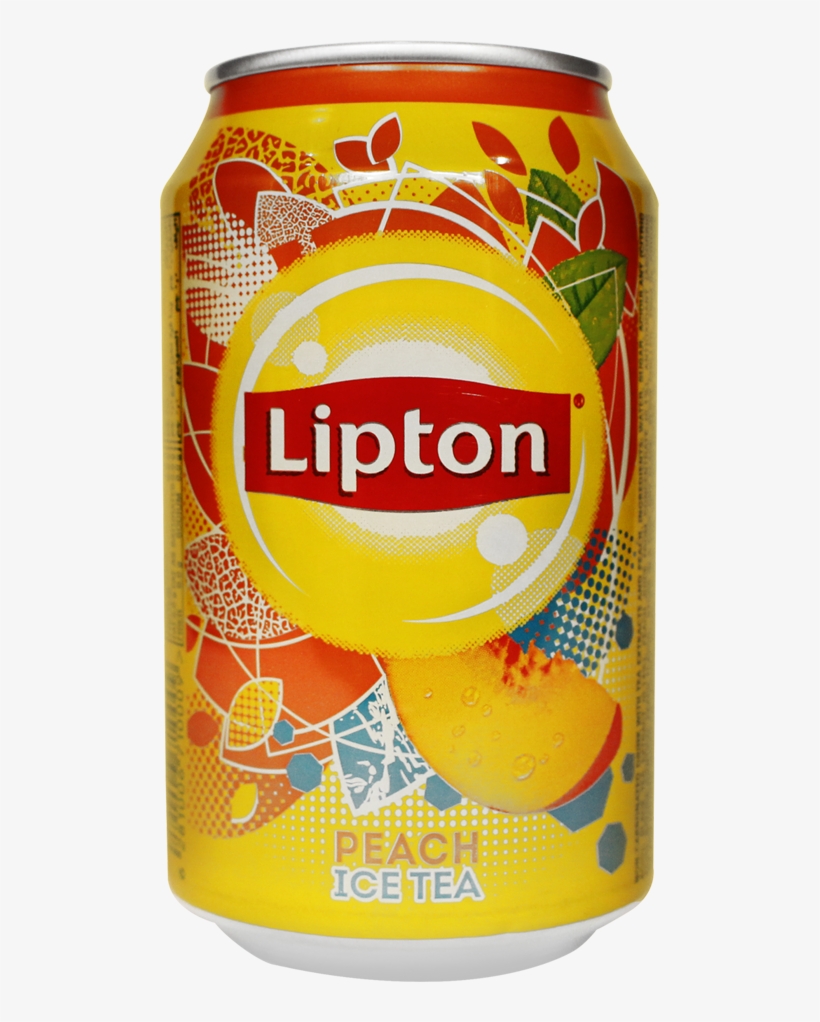 Lipton Ice Tea-peach 330 Ml Can - Lipton Ice Tea Can, transparent png download