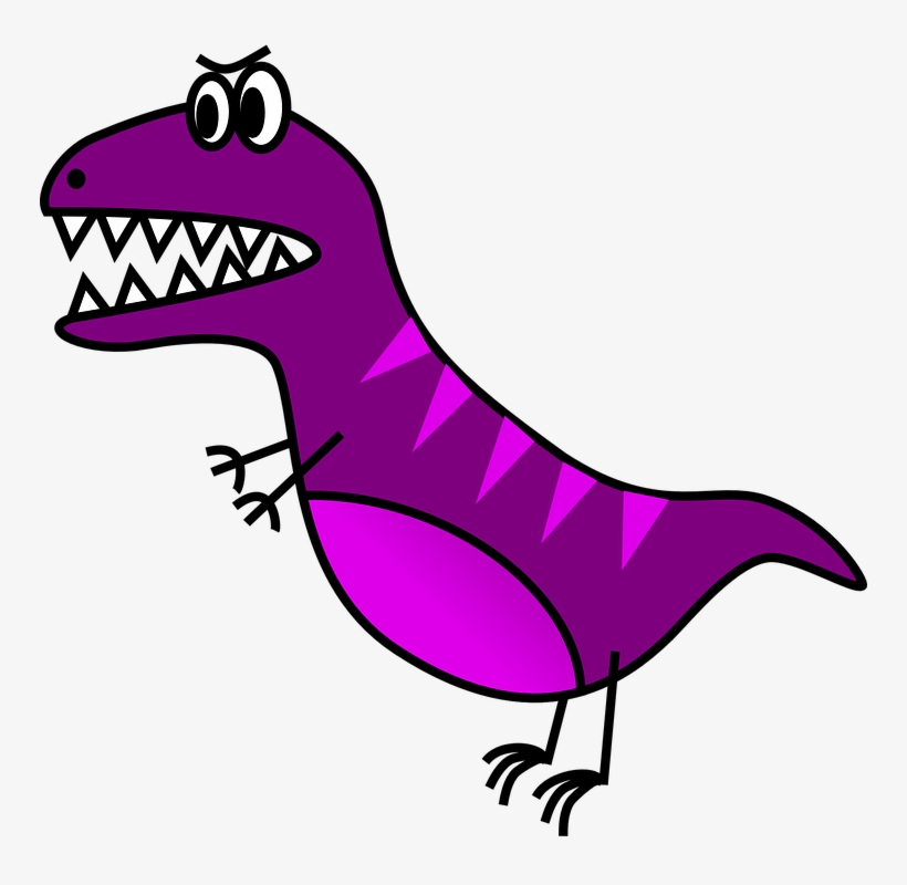 [dino] Simple T-rex Clipart Png, transparent png download