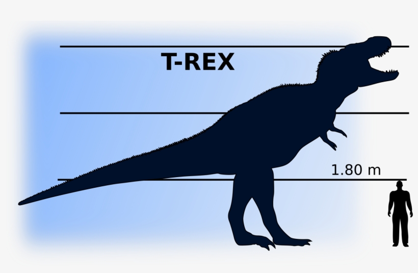 This Free Icons Png Design Of T-rex Vs Man, transparent png download
