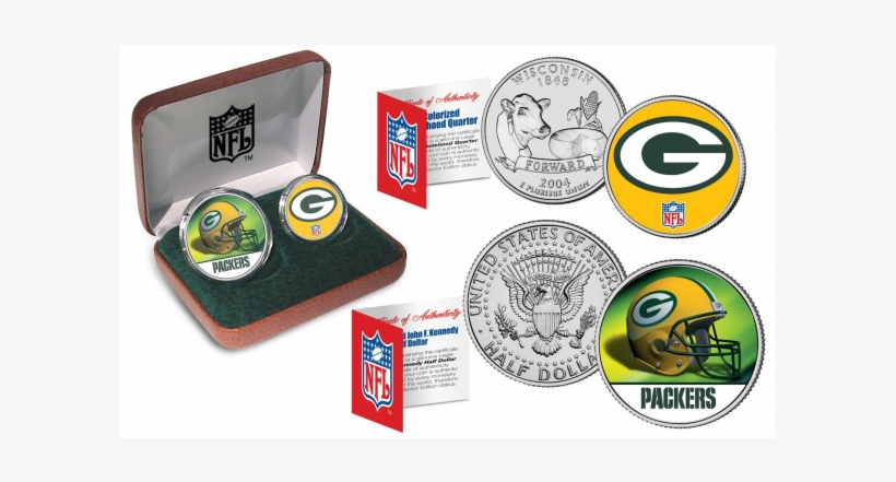 Green Bay Packers - Half Dollar Coin, transparent png download