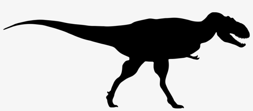 Tyrannosaurus Rex - - Dinosaur Png Black And White, transparent png download